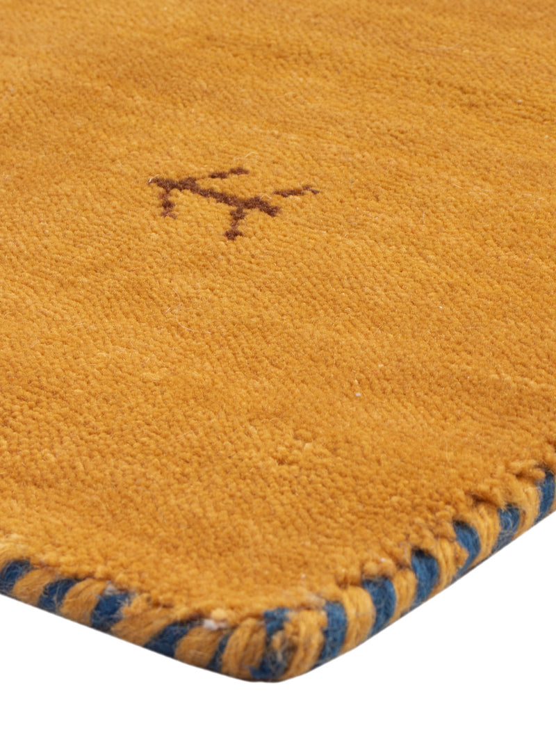 Gabbeh Tapijt - Loribaft Softy - 90 x 60 cm - karamel
