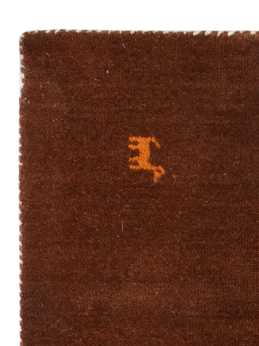 Gabbeh Tapijt - Loribaft Softy - 90 x 60 cm - karamel