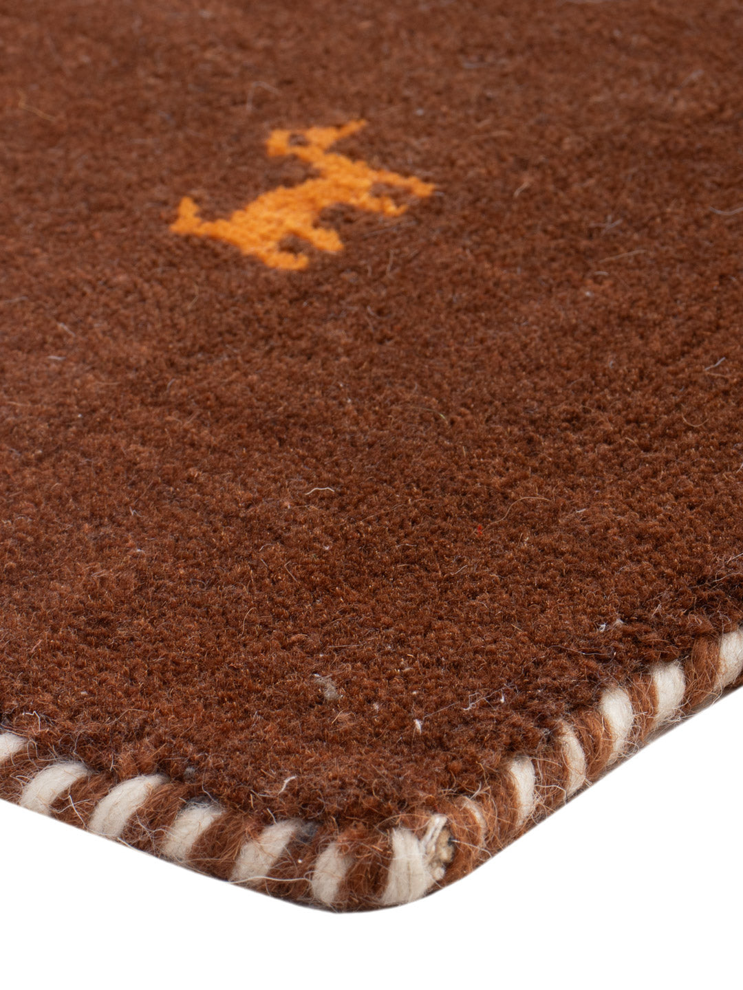 Gabbeh Tapijt - Loribaft Softy - 90 x 60 cm - karamel