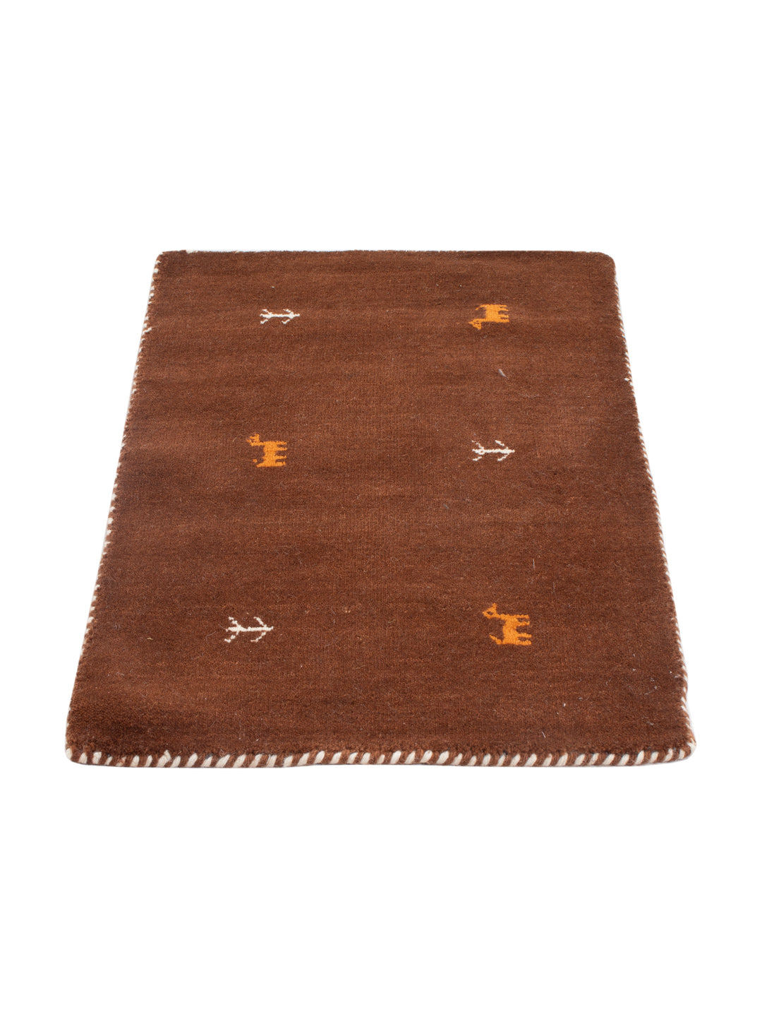 Gabbeh Tapijt - Loribaft Softy - 90 x 60 cm - karamel