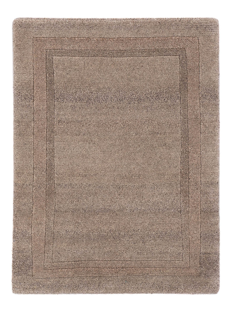 Nepal Teppich - 90 x 60 cm - dunkelbeige