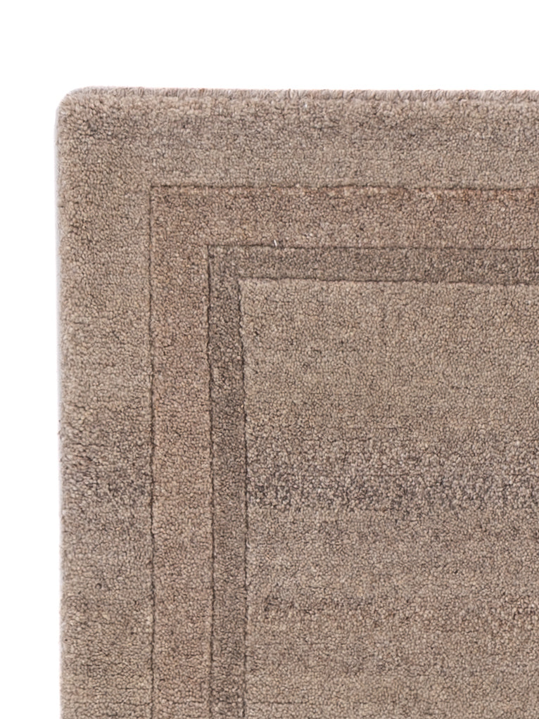 Nepal Teppich - 90 x 60 cm - dunkelbeige