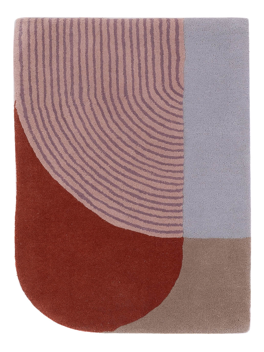 Wollen tapijt - 90 x 60 cm - karamel