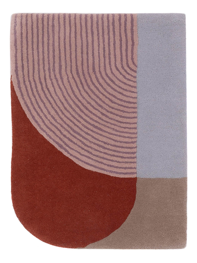 Wollen tapijt - 90 x 60 cm - karamel