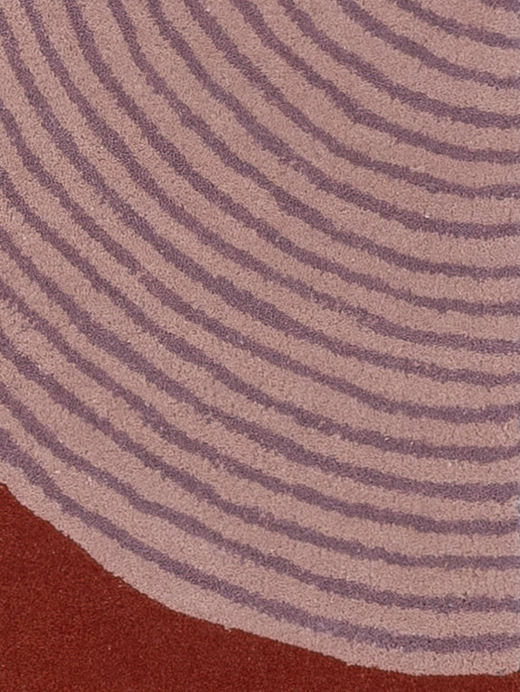 Wollen tapijt - 90 x 60 cm - karamel