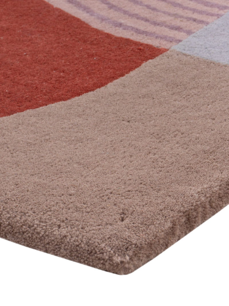 Wollen tapijt - 90 x 60 cm - karamel