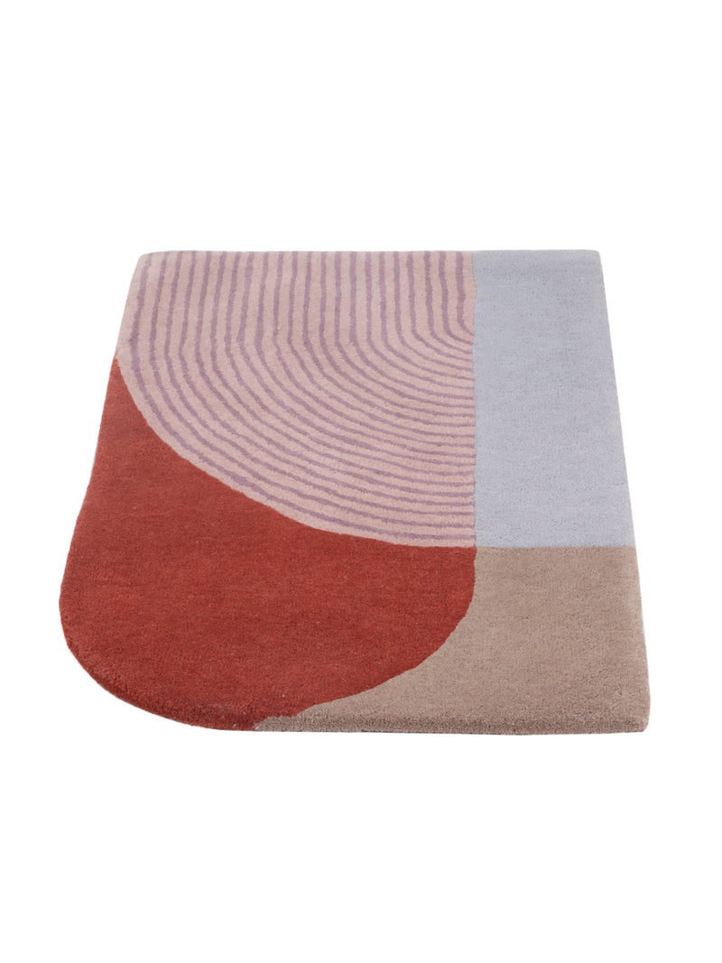 Wollen tapijt - 90 x 60 cm - karamel