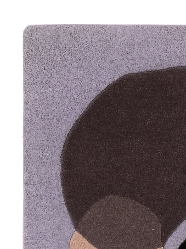 Wollen tapijt - 90 x 60 cm - karamel