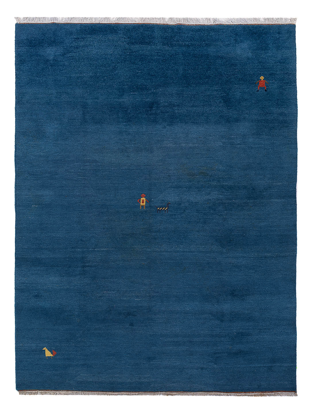 Gabbeh Teppich - Indus - 356 x 250 cm - blau