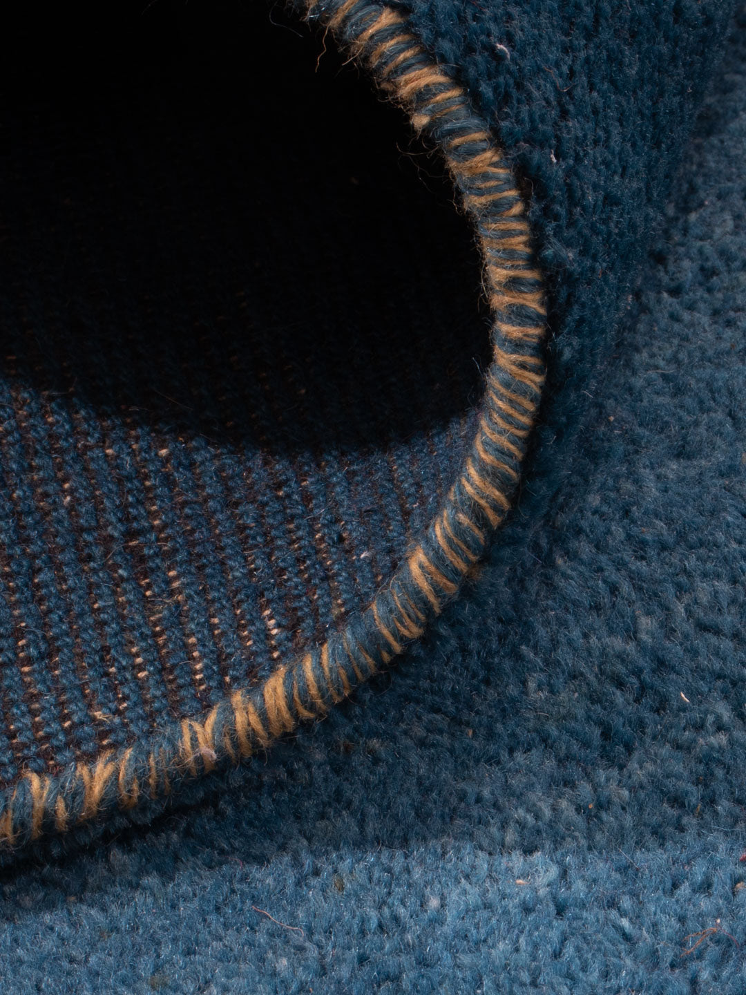 Gabbeh Teppich - Indus - 356 x 250 cm - blau