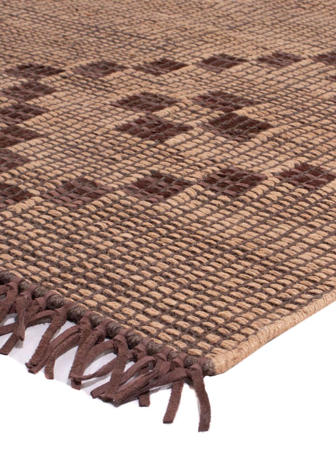 Moderner Teppich - 250 x 150 cm - hellbraun