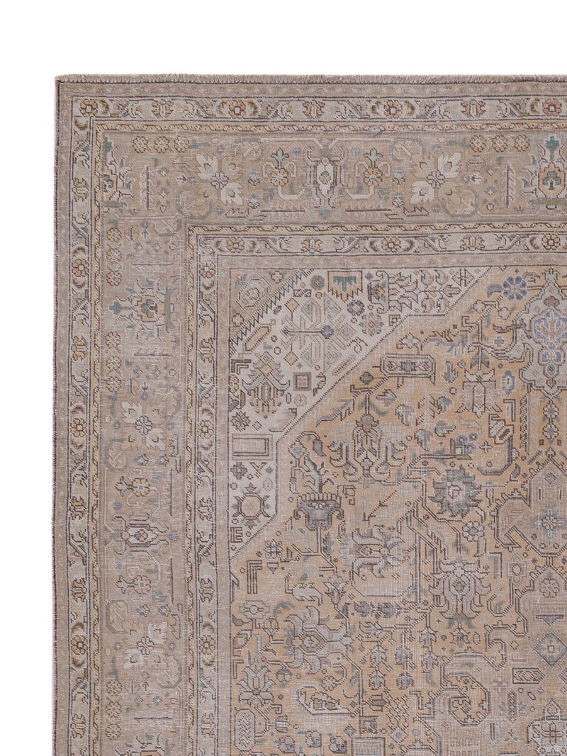 Vintage tapijt - 305 x 199 cm - karamel