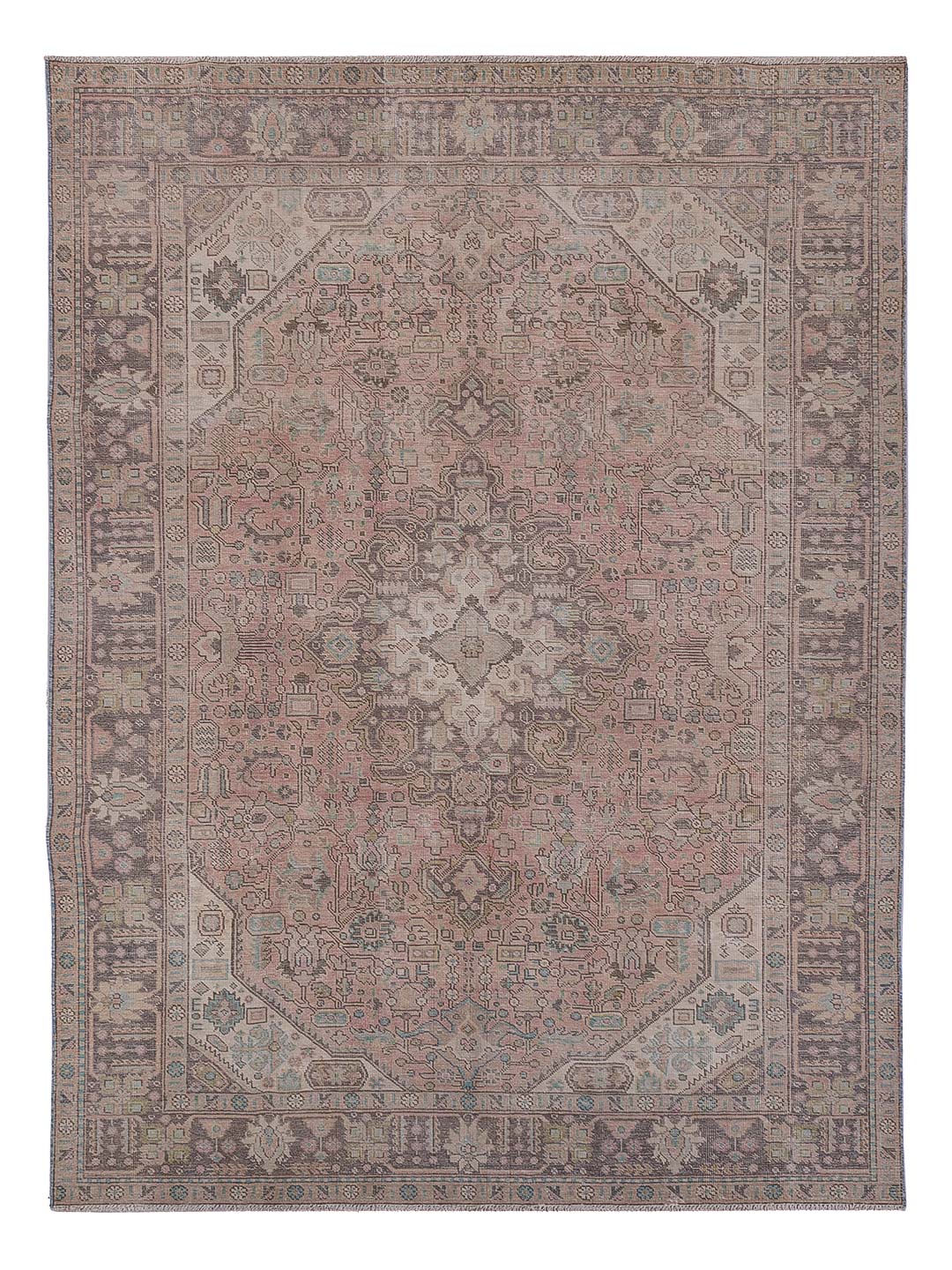 Vintage tapijt - 278 x 194 cm - karamel