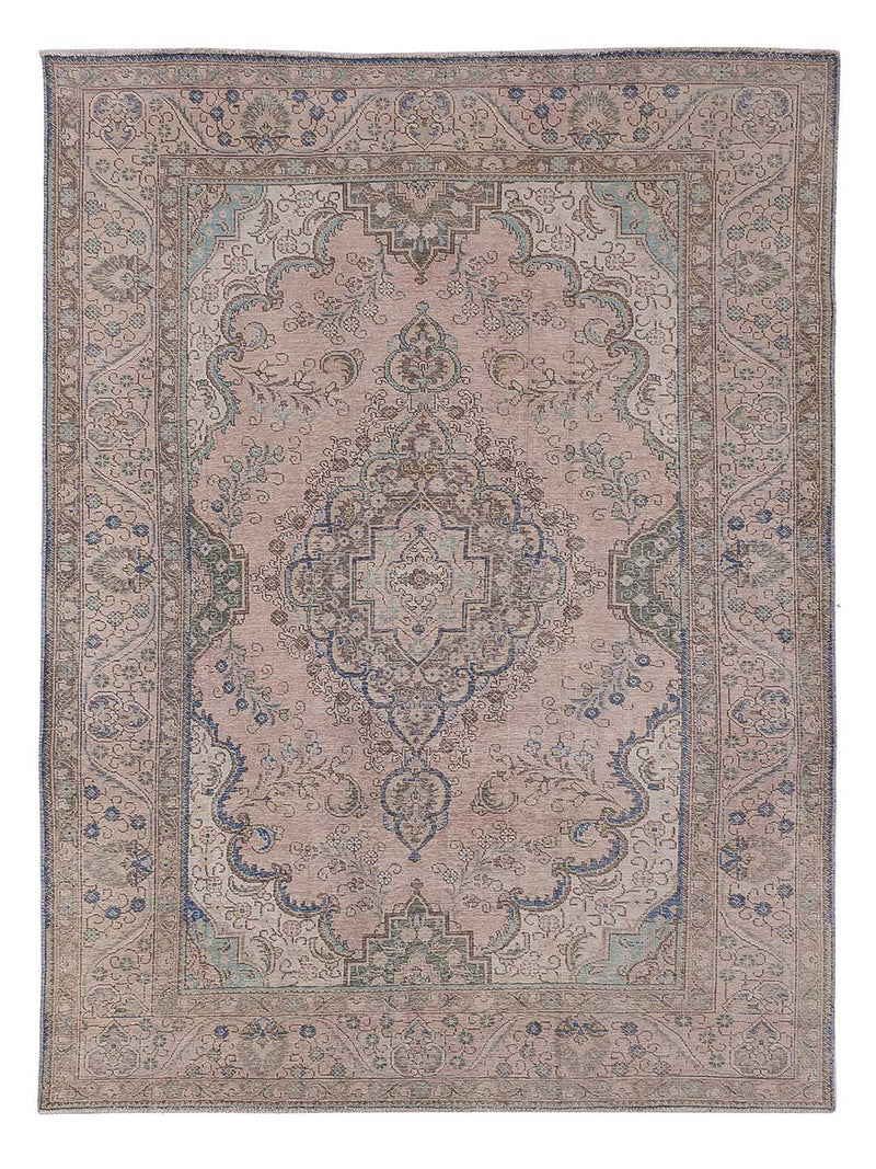 Vintage tapijt - 289 x 187 cm - karamel