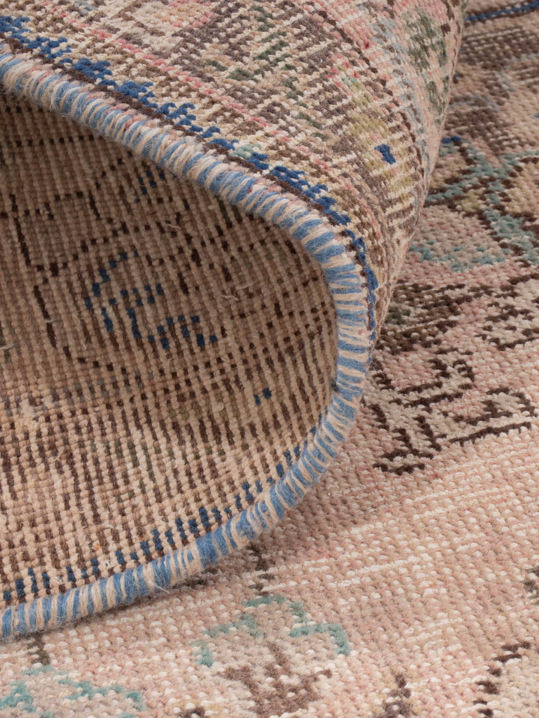 Vintage tapijt - 289 x 187 cm - karamel