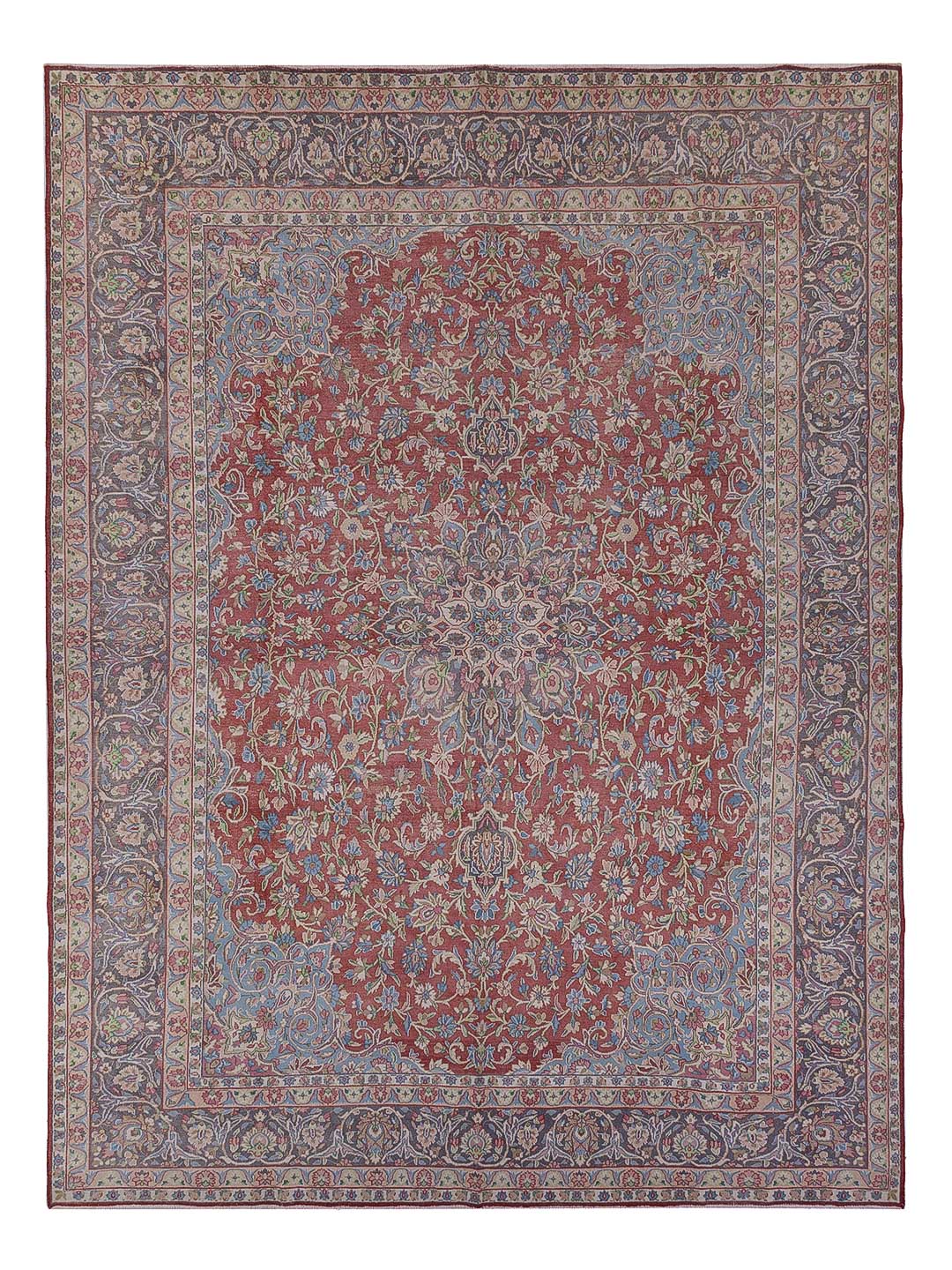 Vintage tapijt - 379 x 296 cm - karamel