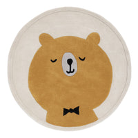 Beer Vlinderstrik Kindertapijt Rond – product image