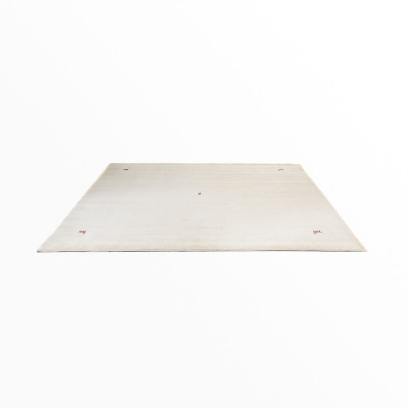 Gabbeh Tapijt - Zacht vierkant  - 250 x 250 cm - beige