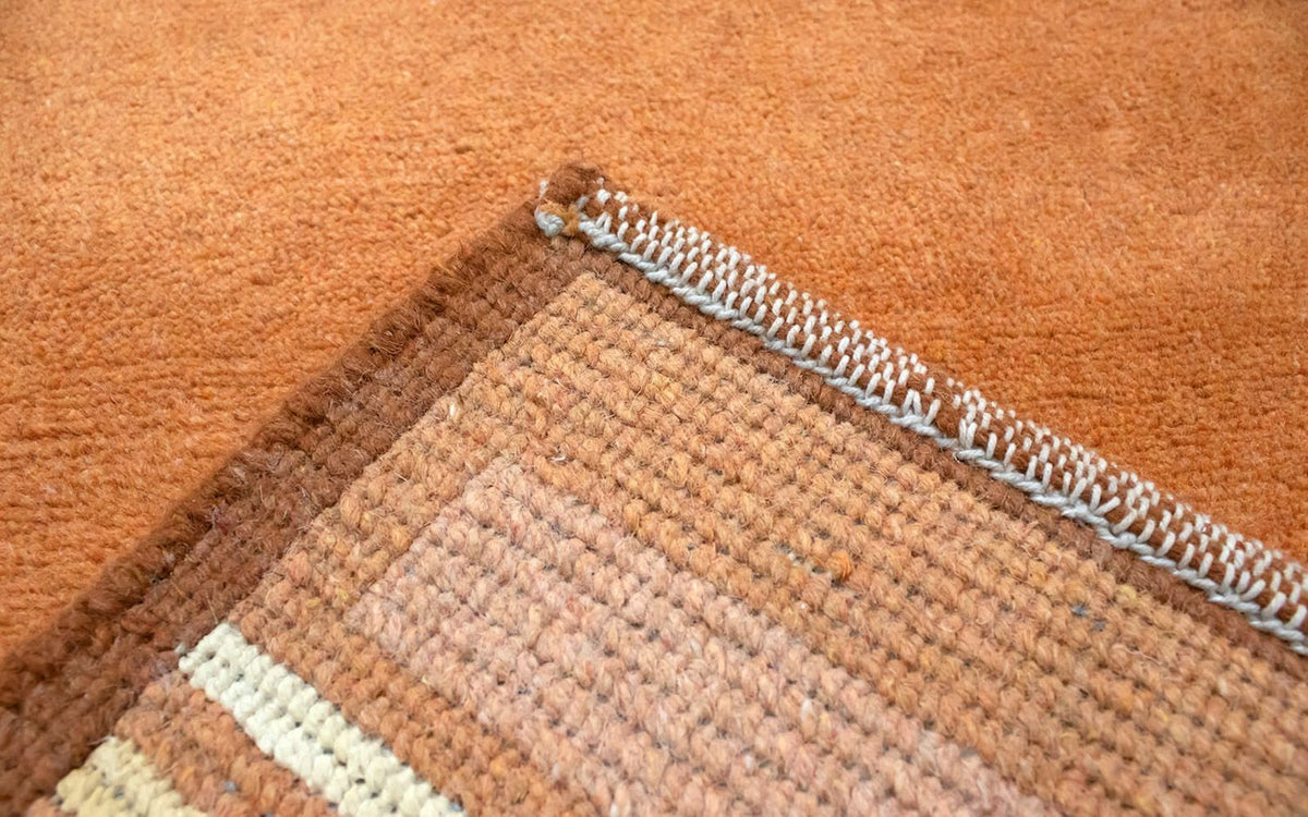 Nepal tapijt - 137 x 73 cm - oranje