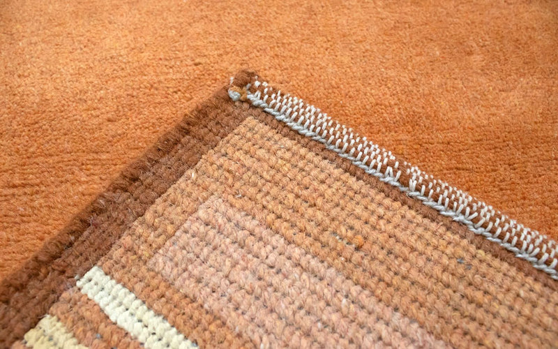 Nepal tapijt - 137 x 73 cm - oranje