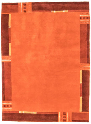 Nepal tapijt - 239 x 173 cm - oranje