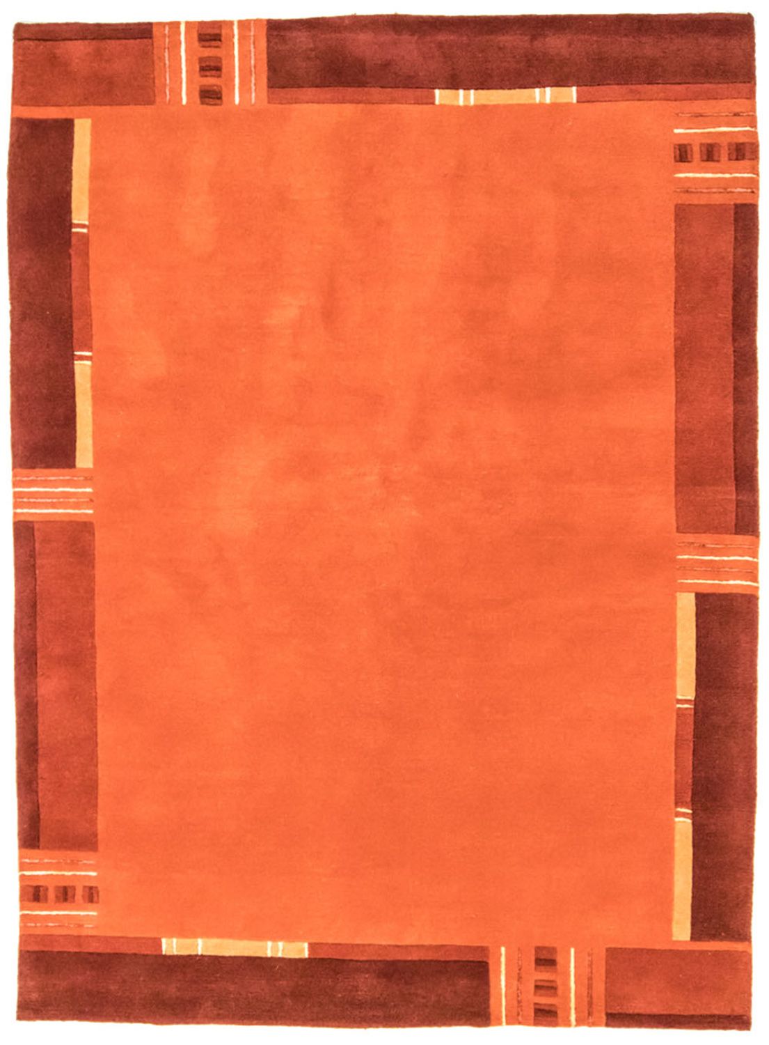 Nepal tapijt - 239 x 173 cm - oranje