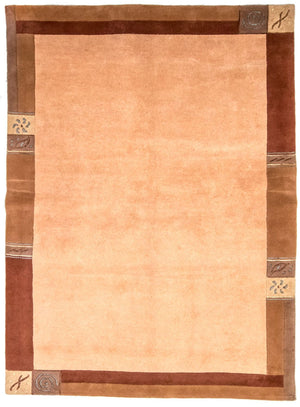 Nepal tapijt - 238 x 172 cm - lichtbruin