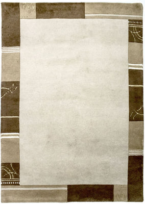 Nepal tapijt - 197 x 143 cm - beige