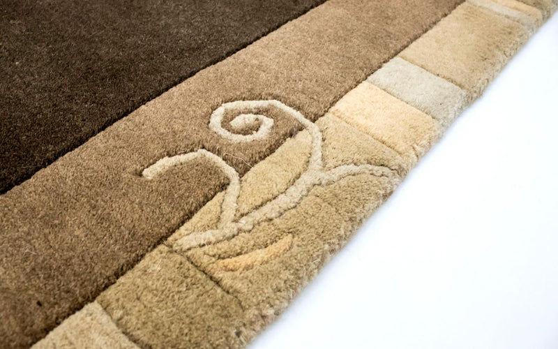 Nepal tapijt - 197 x 143 cm - bruin