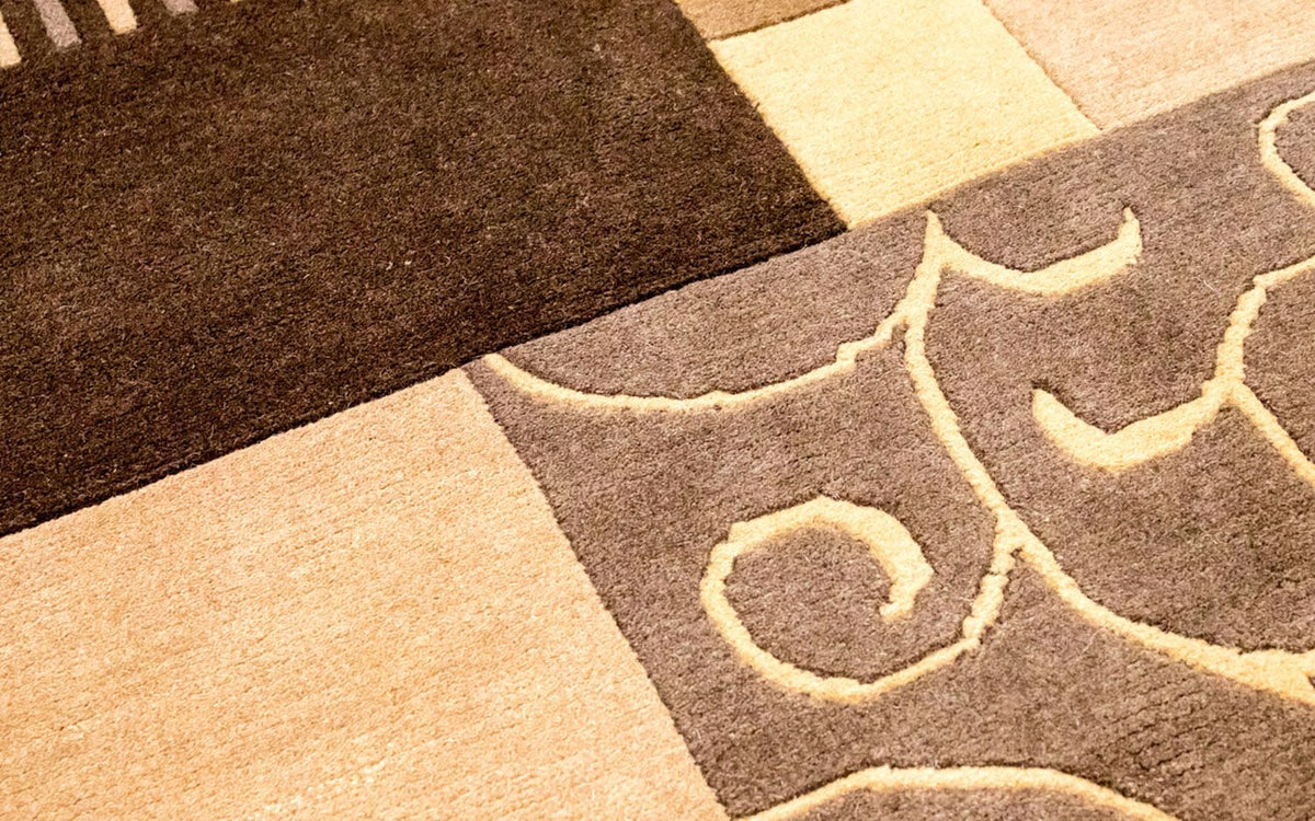 Nepal tapijt - 197 x 144 cm - veelkleurig