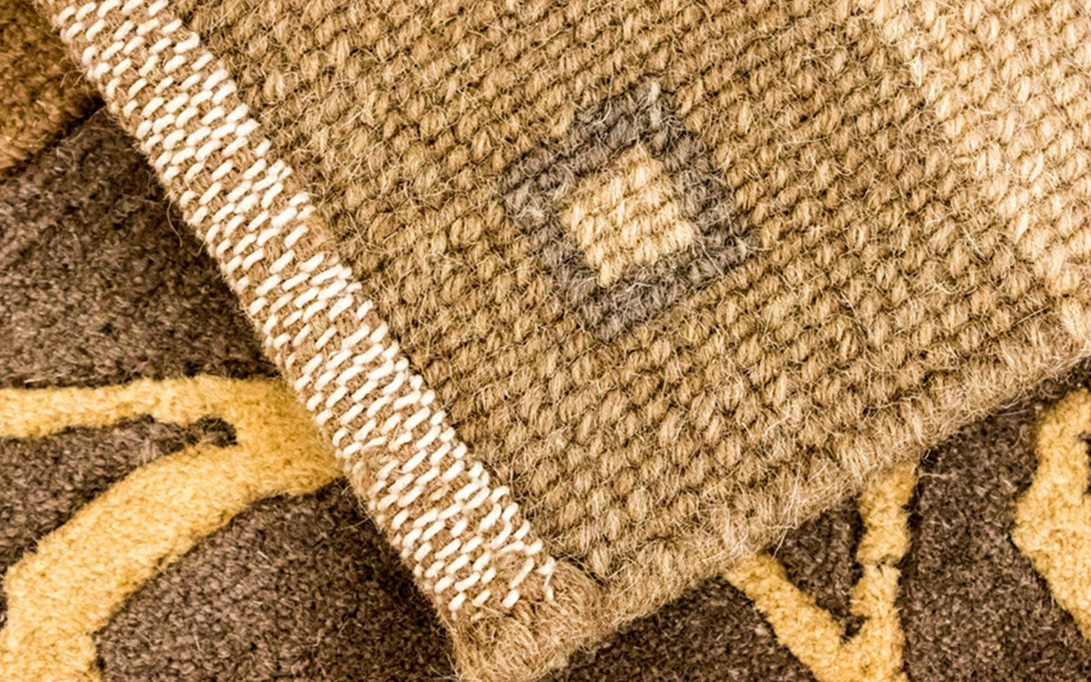 Nepal tapijt - 197 x 144 cm - veelkleurig