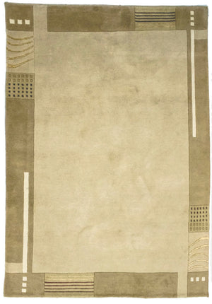 Nepal tapijt - 194 x 143 cm - beige