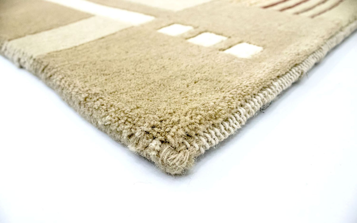 Nepal tapijt - 194 x 143 cm - beige