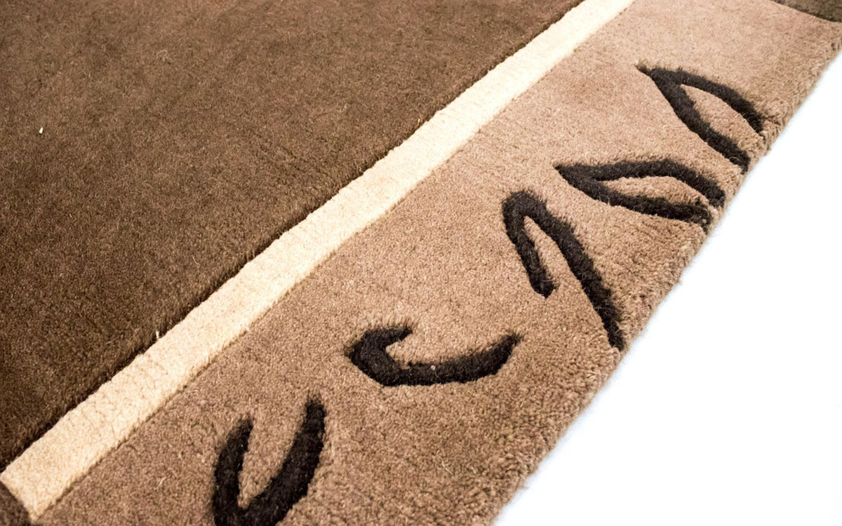 Nepal tapijt - 199 x 144 cm - bruin