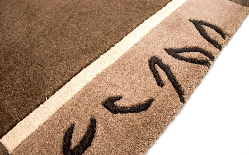 Nepal tapijt - 199 x 144 cm - bruin