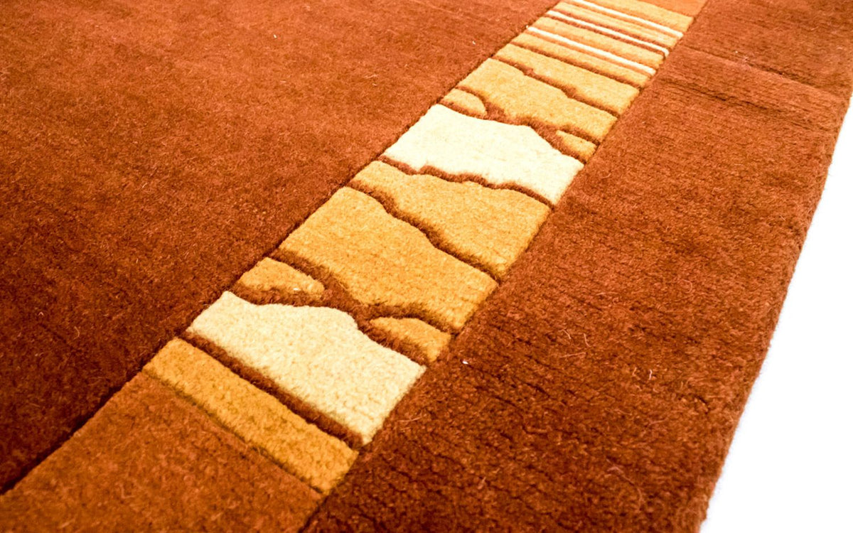 Nepal tapijt - 200 x 144 cm - bruin