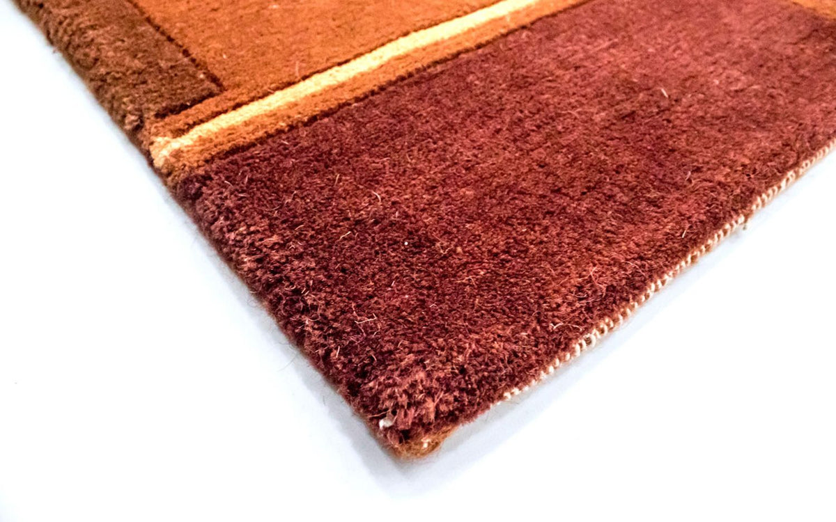 Nepal tapijt - 201 x 146 cm - oranje