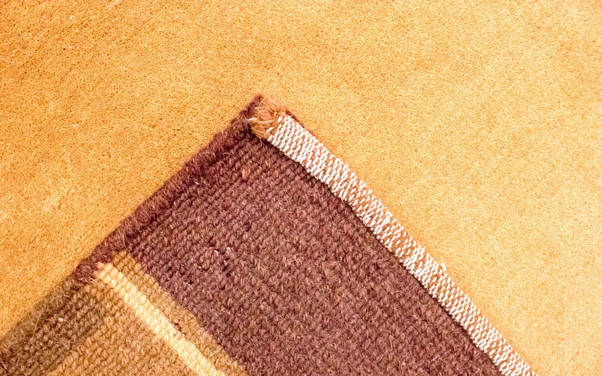 Nepal tapijt - 201 x 146 cm - oranje