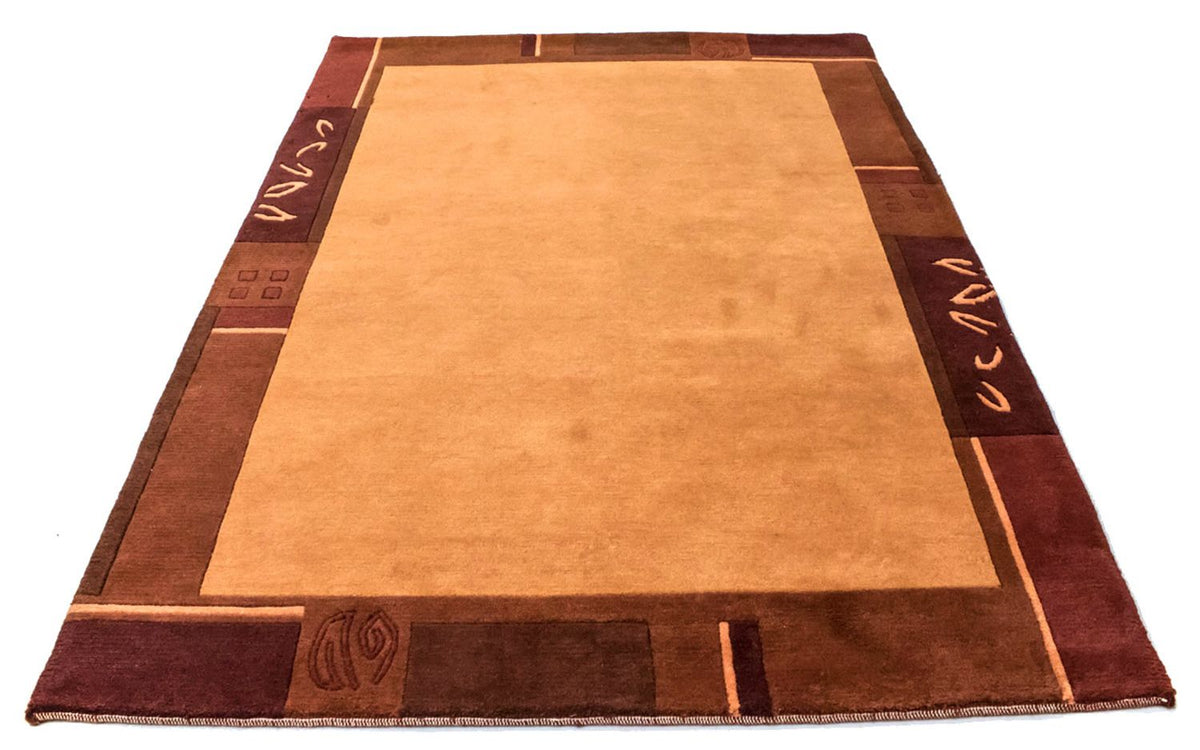 Nepal tapijt - 201 x 146 cm - oranje