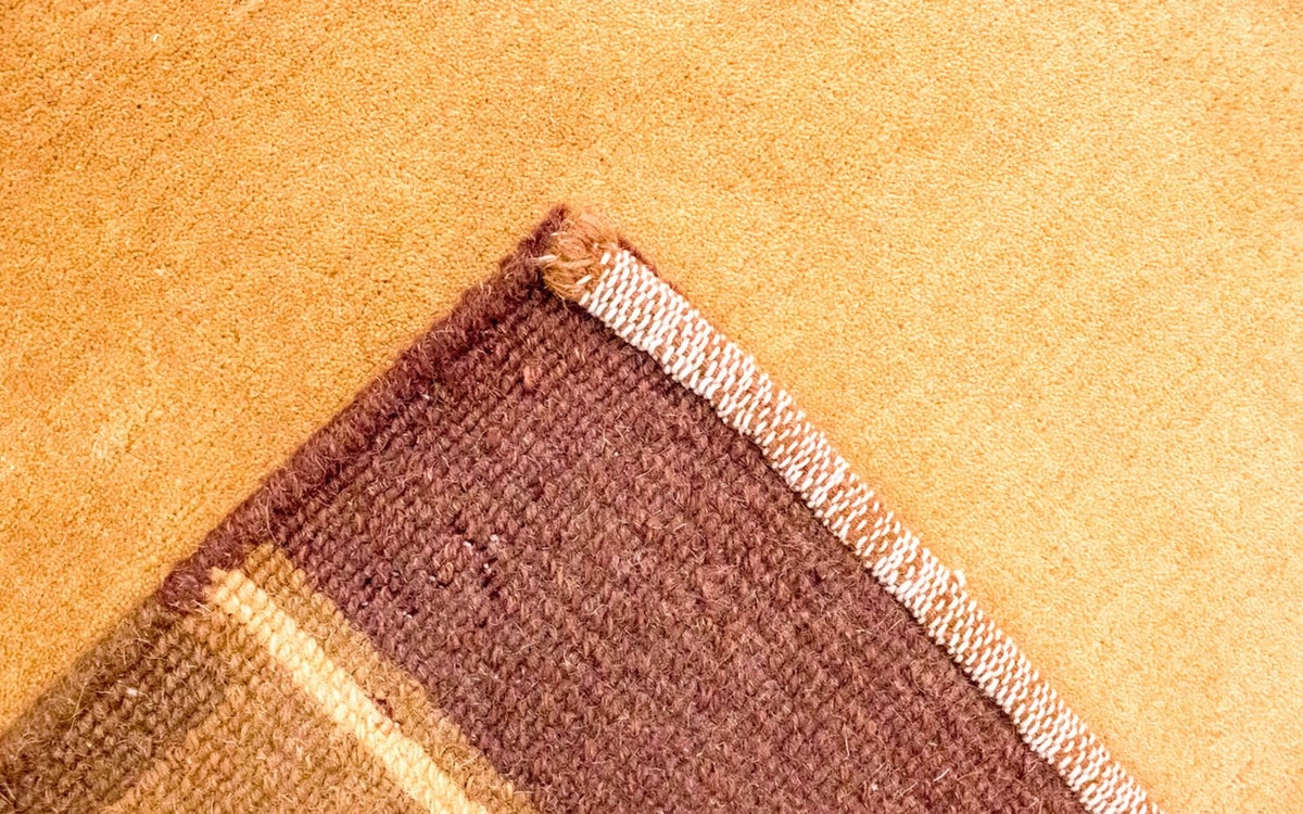 Nepal tapijt - 201 x 146 cm - oranje