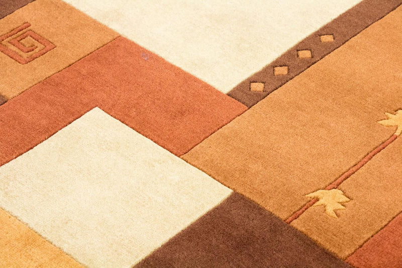 Nepal tapijt - 184 x 120 cm - veelkleurig