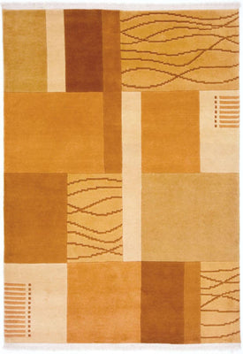 Nepal tapijt - 182 x 130 cm - veelkleurig