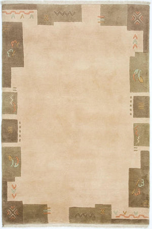 Nepal tapijt - 182 x 124 cm - veelkleurig