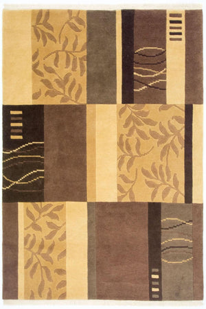 Nepal tapijt - 184 x 130 cm - veelkleurig