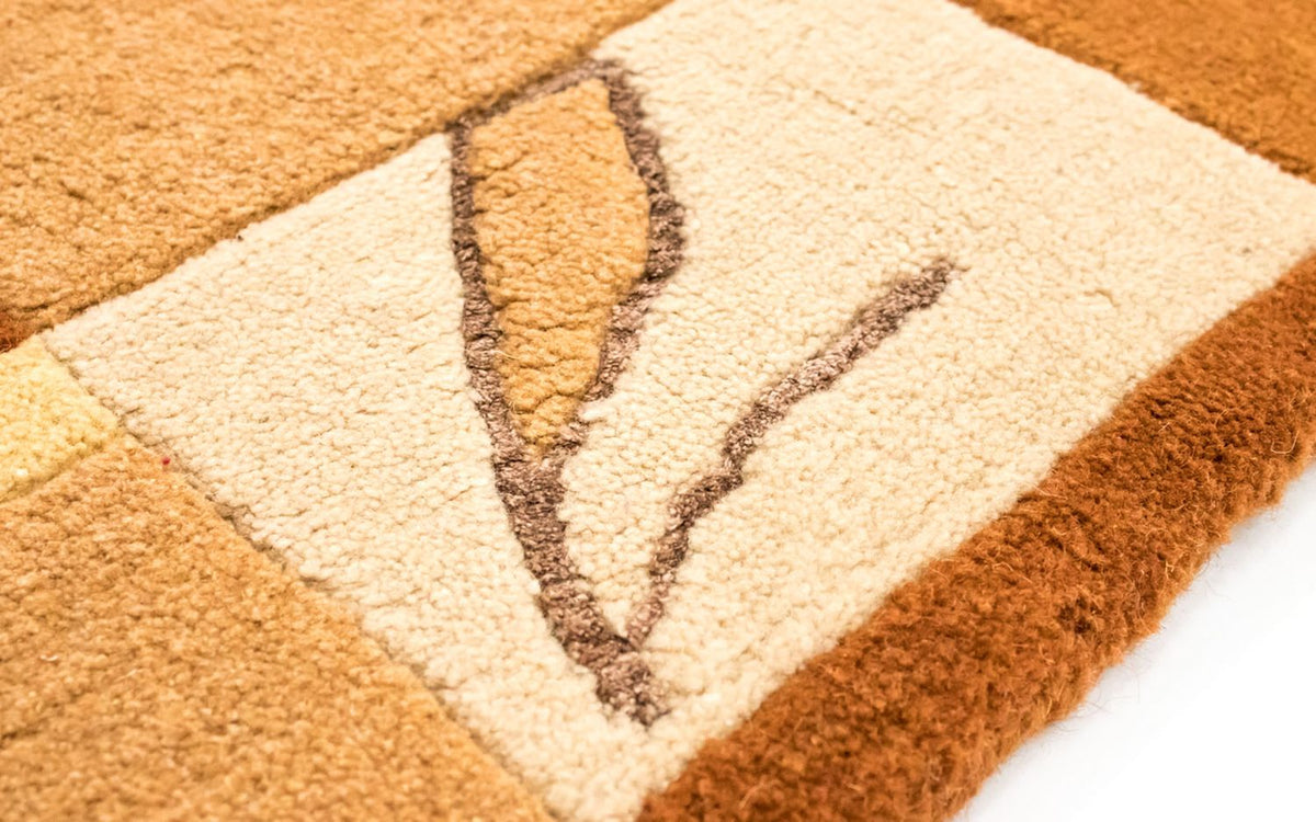 Nepal tapijt - 240 x 174 cm - oranje