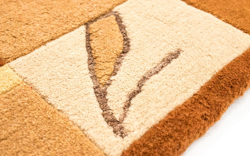 Nepal tapijt - 240 x 174 cm - oranje