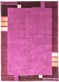 Nepal tapijt - 241 x 172 cm - paars