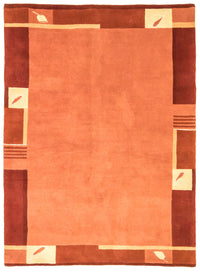 Nepal tapijt - 238 x 170 cm - oranje