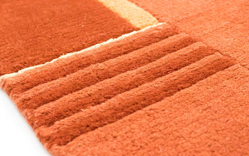 Nepal tapijt - 238 x 170 cm - oranje