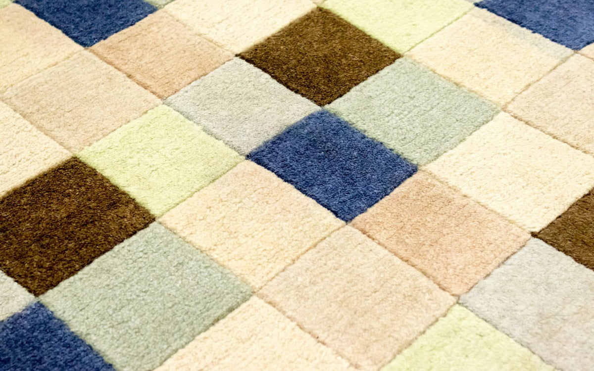 Nepal tapijt - 227 x 156 cm - gekleurd